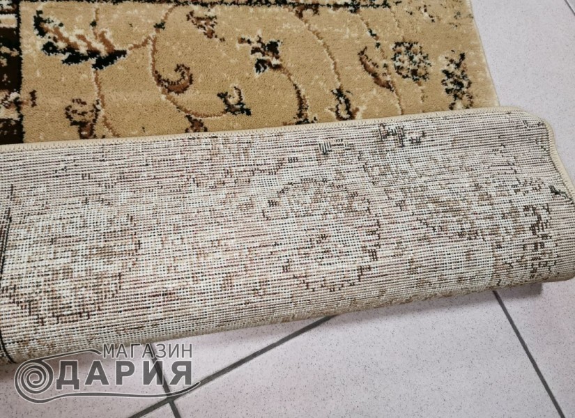 Тъкан персийски килим Blue stones 3675_beige